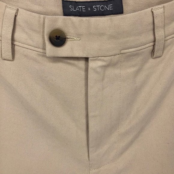 SLATE & Stone Flat Front Khaki Shorts - Picture 4 of 7